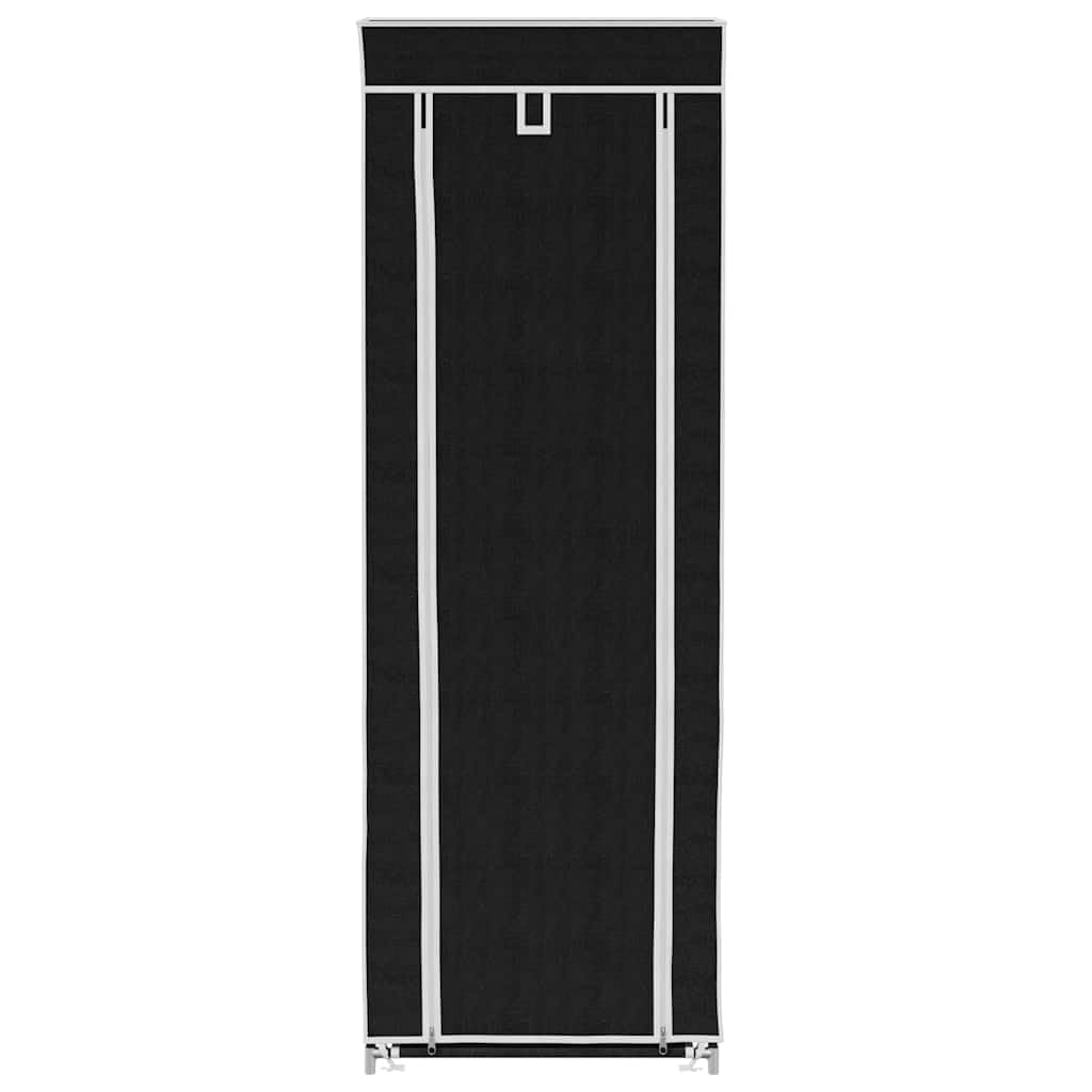 Zapatero de 8 niveles, 57 x 29 x 162 cm, tubos con recubrimiento en polvo y tela no tejida, almacenamiento para pasillo, pasillo, dormitorio, 20 pares de zapatos, apilable