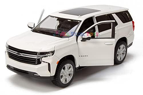 Modelo Diecast 2021 Tahoe escala 1:26 Blanco miniatura 2
