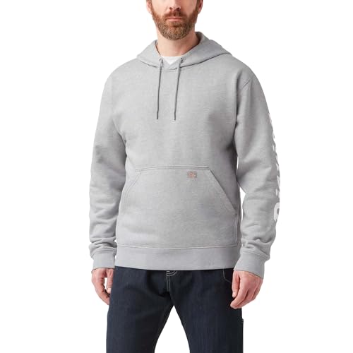 Dickies Men's Wordmark DWR Pullover Fleece, HEATHER GRAY, XT - image 1