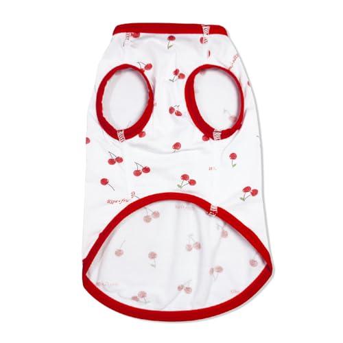 [ガロー] 犬用タンクトップ ストレッチ ドライ ペット お揃いコーデ チェリー 830009 犬用2号