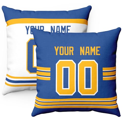Image of ANTKING Buffalo Throw Pillow Personalized Custom Any Name and Number for Men Women Boy Gifts