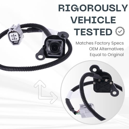 Image of Backup Camera for 2010 2011 2012 Toyota Tundra | Rear Tailgate, Parking Cam Replaces OE # 86790-34030 86790-34011, rear view reverse parking assist backup monitor