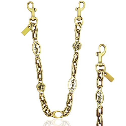 Image of Bag Chain Charm for Handbag, Purse Wallet &Pants Chain Jean Chains, Vintage Bag Strap Chains Extender