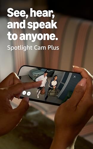 Image of Ring Spotlight Cam Plus, Battery, White with 2 Window and Door Sensors (newest model) and Motion Detector (newest model)