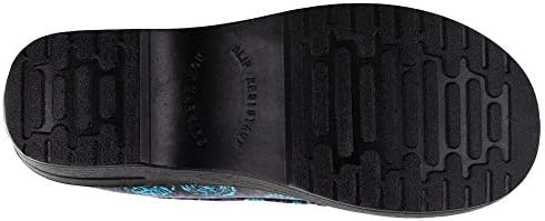 Easy Street Women's Leeza Clog, Purple and Blue Batik Patent, 9.5 | Image 2