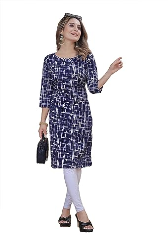 Image of Women's Multicolor Stylish Crepe Kurta||Pack of 2 Kurta||Kurta for Women