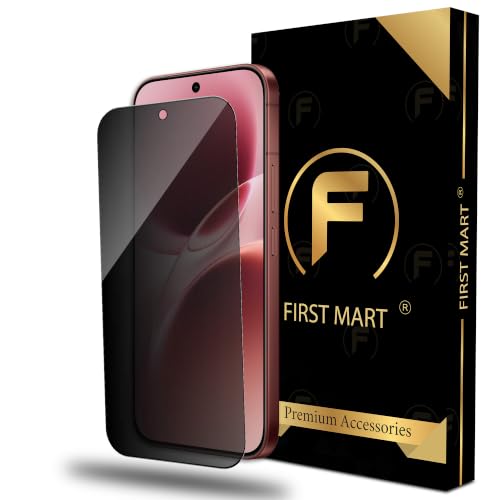 Image of FIRST MART Privacy Tempered Glass for Vivo V70 & Vivo V70 Elite | Anti-Spy Screen Protector, Edge-to-Edge 9H Scratch Protection, Case-Friendly, Bubble-Free | Pack of 1