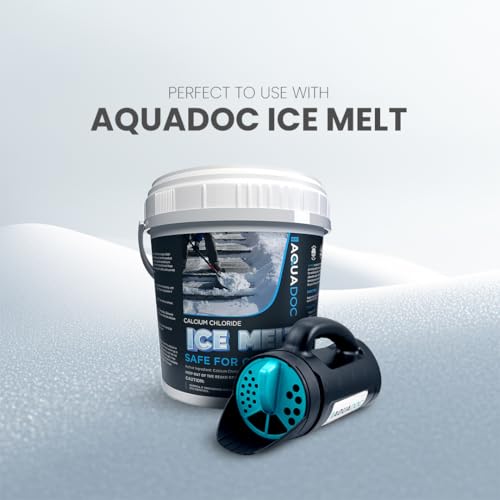 AquaDoc Ice Melt Hand Spreader for Snow Salt, Fertilizer, Grass Seed Shaker - Multi-use Hand Held Salt Spreader for Snow with Multiple Size Openings - Thumbnail 7