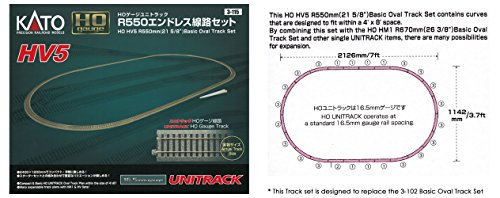 Kato 3-115 set de rails HO Unitrack HV5 extension train électrique