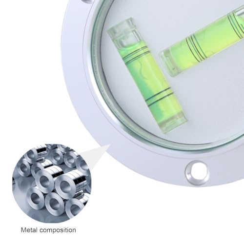 Comprobación de burbujas bidireccional y mininivel de burbuja en cruz para instrumentos horizontales 7