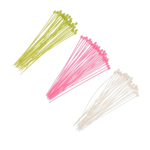 HONMEET Strumenti Per Permanente Clip in Plastica, Set Da 3 Pezzi, Accessori Per Styling Capelli Donna Perni Antiscivolo e Superficie Liscia Per Cura Sicura e Confortevole