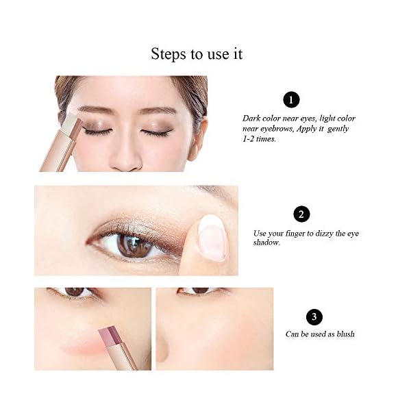 WENSUNNIE-12-Colors-Eyeshadow-Stick2nd-Gen-Upgraded-Rotation-Double-Colors-Eye-Shadow-Stick-Glitter-Shimmer-Gradient-Makeup-Waterproof-Stick-6Pack WENSUNNIE 12 Colors Eyeshadow Stick(2nd Gen Upgraded Rotation) - Double Colors Eye Shadow Stick Glitter Shimmer Gradient Makeup Waterproof Stick (6Pack)