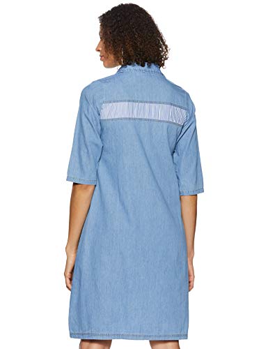 Image of pluss Women's Georgette A-Line Knee-Length Dress