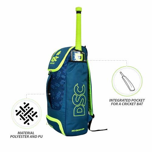 Image of DSC Condor Glider Polyester Cricket Kit Bag (Green)