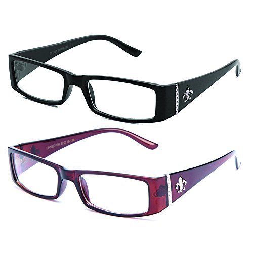 Newbee Fashion - Classic Squared Sleek Fashion Clear Glasses for Women