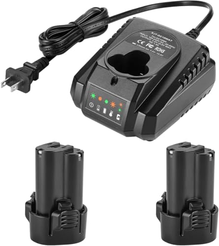 Powilling BL1013 互換 マキタ10.8Vバッテリー 対応 マキタバッテリー10.8V 3500mAh BL1013 BL1014 A-48692 194550-6 194551-4 195332-9 10.8V 充電器 DC10WA