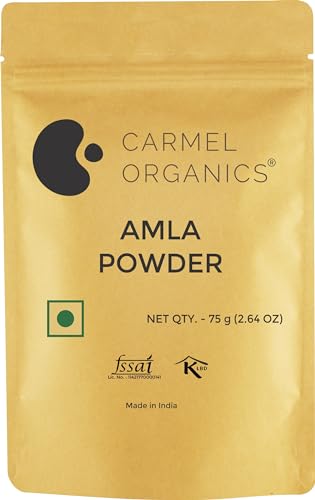 Image of CARMEL ORGANICS Combo of Amla,Shikakai,Soapnut & Bhringraj Powder(75g Each) | Natural | Promotes Hair Growth,Strengthens Hair & Adds Shine and Luster | No Added Preservatives & Additives