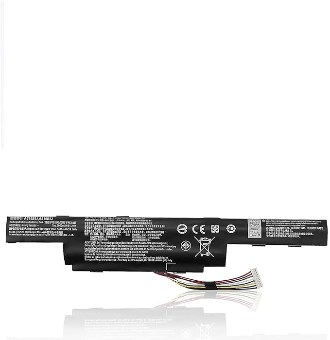 AS16B5J AS16B8J Laptop Battery Compatible for Acer Aspire 15.6″ inch E5-575G E5-575G-53VG E5-575G-75MD E5-575G-5341 E5-575-33BM F15 F5-573G 57DS 59WT 52PJ 52M7 53V1 Series 3ICR19/66-2 3INR19/66-2 AS16B5J AS16B8J Laptop Battery Compatible for Acer Aspire 15.6″ inch E5-575G E5-575G-53VG E5-575G-75MD E5-575G-5341 E5-575-33BM F15 F5-573G 57DS 59WT 52PJ 52M7 53V1 Series 3ICR19/66-2 3INR19/66-2