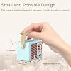 Retro Mini Speaker Vintage Decor Aesthetic Portable Wireless Speaker Built-in Mic Best Birthday Gifts Ideas Teenage,Boys,Men,Him Old Fashion Style for Home,Office,Bookshelf,Kitchen,Bedroom(Blue) #1