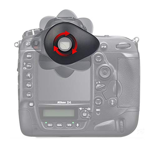 JJC Œilleton pour Nikon D850 D810A D810 D800E D800 D700 D500 DF D5 D4S D4 D3X D3S D3 remplacer Nikon DK-19 - Image 3