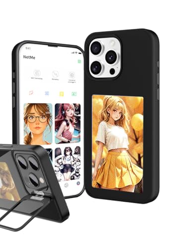 Techez E-Ink�X�}�z�P�[�X NFC�@�\�t���X�}�[�g�t�H���P�[�X 4�F����480x800 4�C���` �C���N�X�N���[���[�d�s�v �ʐ^��e�L�X�g�����R�ɃJ�X�^�}�C�Y DIY�X�N���[��iphone�P�[�X e-ink iPhone 15 iPhone16