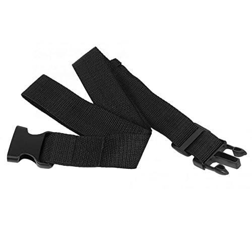 Correa de regazo para silla de ruedas, correa de hebilla ajustable de 62 pulgadas de largo, correa de hebilla ajustable para silla de ruedas y silla geriátrica, cinturón de sujeción para silla de