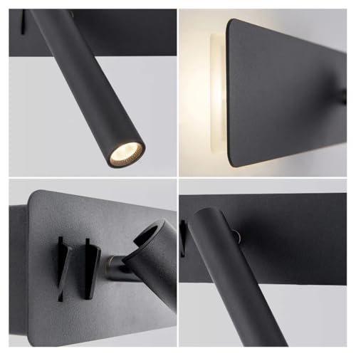 Aplique de pared LED 3W giratorio para iluminar el dormitorio 4