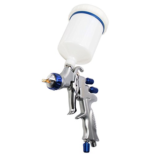 Capital Pneumatics HVLP Professional Spray Gun, Silver/Blue, 1.3mm