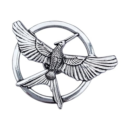 GFM® Broche fantaisie inspirée du geai moqueur pour femme, anniversaire, fête des mères, Saint-Valentin, fête, anniversaire de mariage, M, Métal