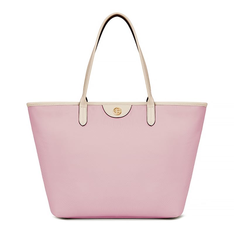 BOSTANTEN Bolsa Feminina Grande de Nylon Impermeável, Bolsa Sacola de Ombro com Alça Longa, Leve, Bolso Interno com Zíper, Cabe Notebook 14', Ideal para Trabalho, Faculdade, Viagem e Uso Diário