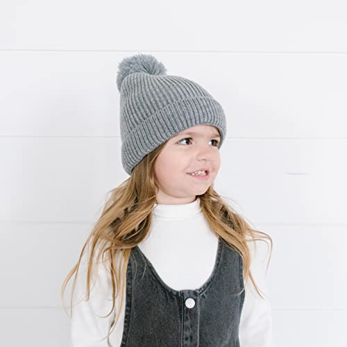 Knit Beanie with Pom Pom for Kids and Baby4