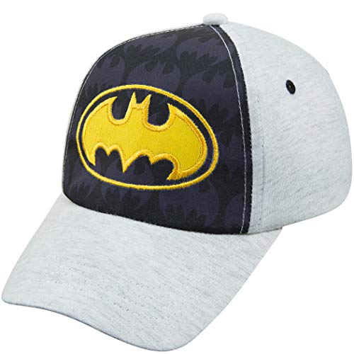 DC Comics Boys Baseball Cap, Batman Adjustable Toddler Hat, Ages 2-4 Or Boy Hats For Kids Ages 4-7
