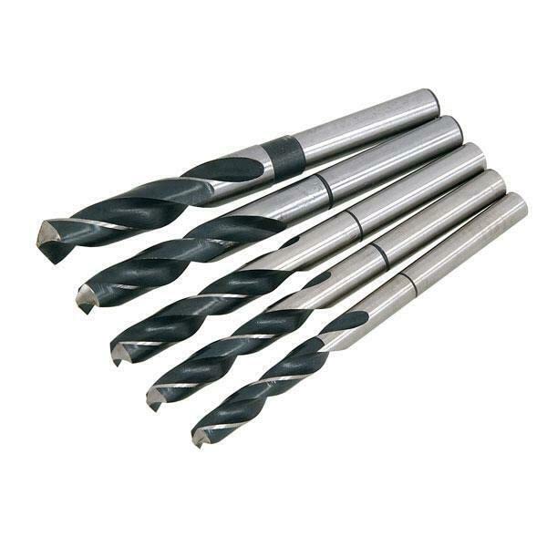 Neilsen CT4817-5pc HSS Drill Set with 10mm to 15mm Bits for Metal, Plastic and Wood with 12.7mm Reduced Shank and 118° Point