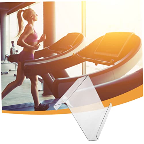 Soporte para tableta para cinta de correr de acrílico transparente para entrenar sin aburrirte 6