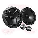 Front- oder Hecksystem JVC CS-JS600, 16cm 2 Wege Komponenten System, Nenn-/Musikbelastbarkeit 30/300 Watt, Impedanz 4 Ohm, Frequenzbereich 35 - 22.000 Hz, Ferrit-Magnet (Tieftöner), Neodym-Magnet (Hochtöner), Einbautiefe: 43 mm