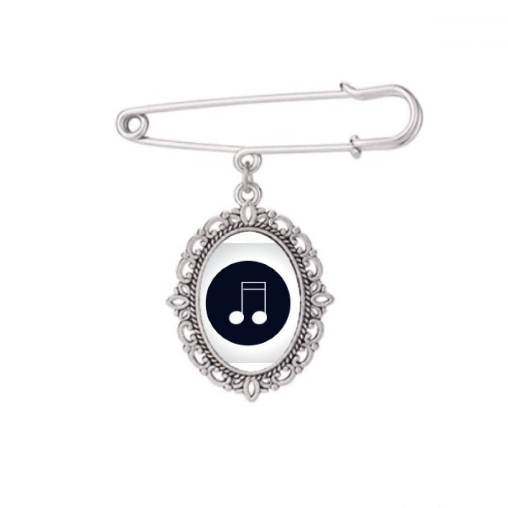 Broche notes de musique double croche idée cadeau pour une robe - 5