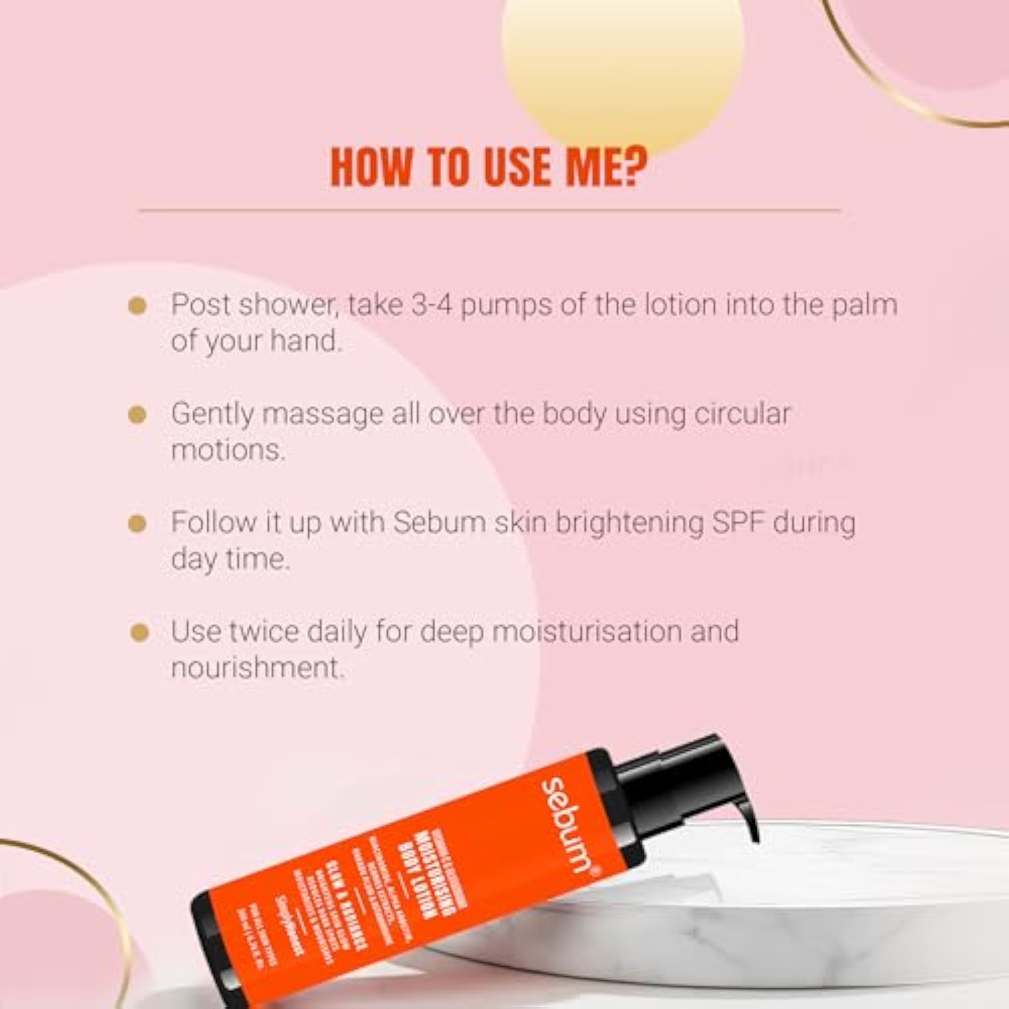 Vitamin C Moisturising Body Lotion for Daily Hydration