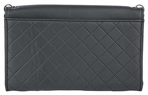 Superman Man of Steel Shield S Logo Black Envelope Wallet with Chain4