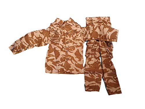 Fat-catz-copy-catz Made for Ken Action Man G.I. Joe Doll clothes Brown/beige Camouflage Jacket & Trousers 2 piece outfit