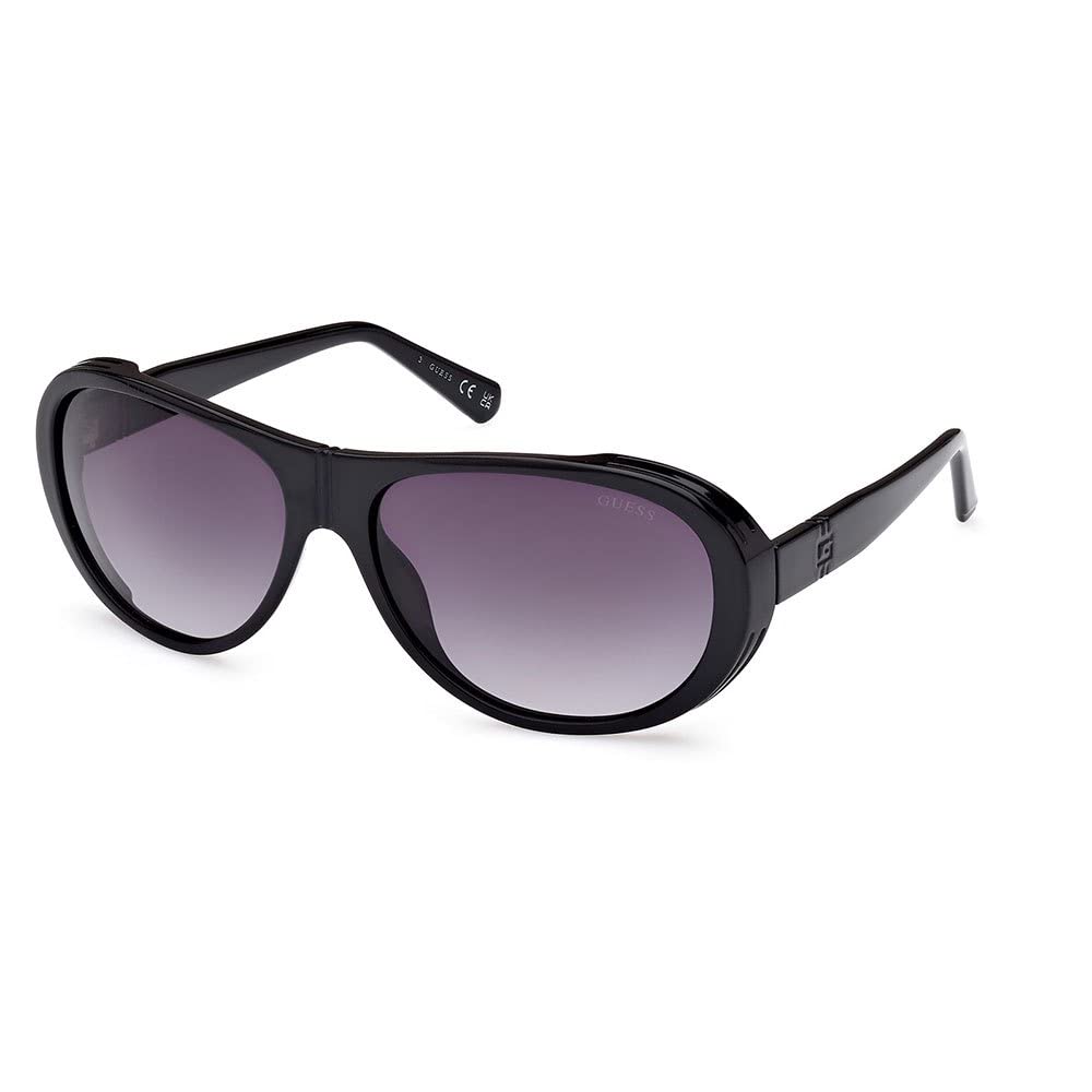 GUESS SUNGLASSES GU00081 shiny black 62/16/135 HOMBRE