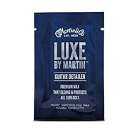 CONVENIENT GUITAR-CLEANING KIT: The Luxe by Martin Guitar Detailer is a premium wax that cleans and protects guitar surfaces. You can use it to polish your guitar till it shines. Each single-use packet contains a towelette infused with zymöl, an all-...