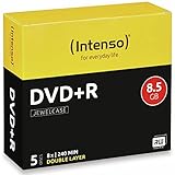 Intenso 4311245 DVD+R DL Rohling 8.5GB 5 St. Jewelcase