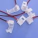 99 Lighting 10pcs 12V led neon solderless Connector Accessories for 6x12mm led neon Rope Flex Connect (for 6x12mm)