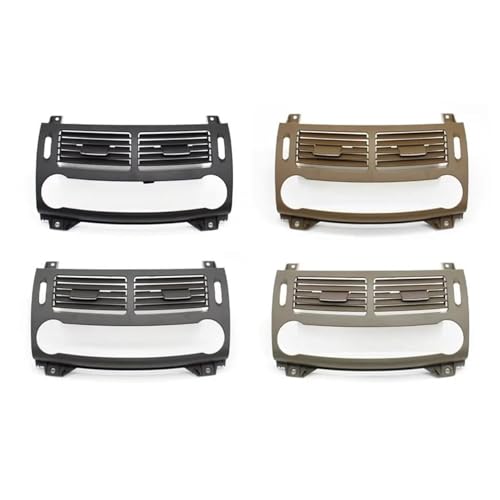 Car instrument panel に適合する Eクラス E280 E350 E320 E63 W211 車用フロントダッシュボードミドルACエアベントグリルパネルカバー 2118301854 ダッシュボードエアコンベントカバー(Dark Yello