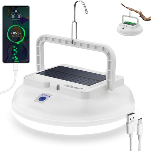 Solar-Camping-Lantern-126-LED-Rechargeable-Hanging-Tent-Light Solar Camping Lantern 126 LED, Rechargeable Hanging Tent Light - Image 1