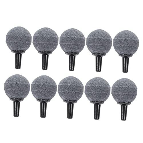 Parliky 水槽エアストーンセット 水槽用バブル酸素化 30*30mm バブルストーン 交換可能 空気で水循環を強化