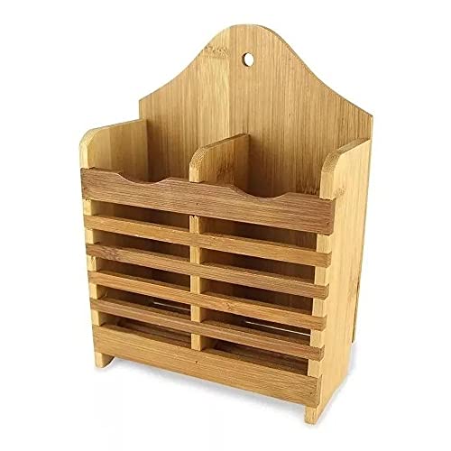 Porta Talher Bambu De Mesa Resistente E Bastante Duravel