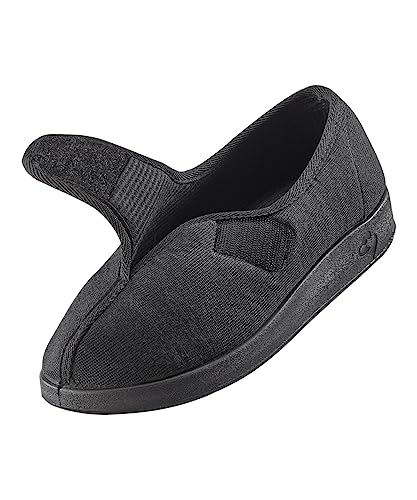 Silvert's Adaptive Clothing & Footwear Women’s Extra Wide Easy Closure Jewel Slippers for Seniors4