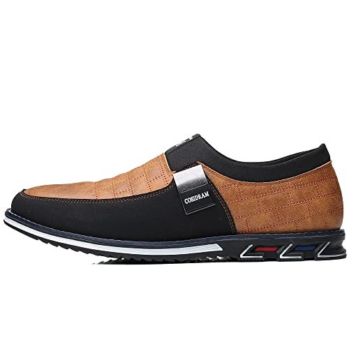 Image of COSIDRAM Mens Casual Shoes Dress Sneakers Loafers Comfort Walking Shoes | Lightweight slip-on for hassle-free wear. Cloud-like comfort, sock-friendly fit for daily & semi-formal occasions.