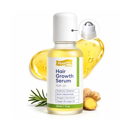Hair Growth Serum Roll On, Scalp Roller Serum with Precision Appl...